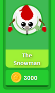 The Snowman in the Store, unpurchased.