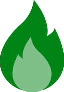 The icon of the "Fire" ability (in-game from October 14, 2021 – November 15, 2024)