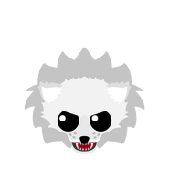 The head of the older Season 1 White Lion when it uses its ability