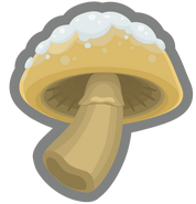 The Season 2 brown mushroom in the Arctic (in-game from February 1, 2022 – November 15, 2024)