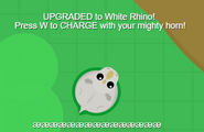 Another freshly upgraded rare White Rhino. Screenshot by Monotonously.