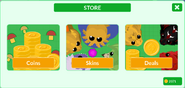 The old UI of the Shop from May 2021 to November 2024