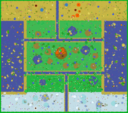 The first design, Map 1, in-game from December 22, 2022 – present.