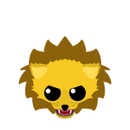 The head of the older Season 1 Lion when it uses its ability
