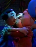 Doughy and his date at the Arms Length Dance