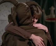 Fretting over Mork's safety.