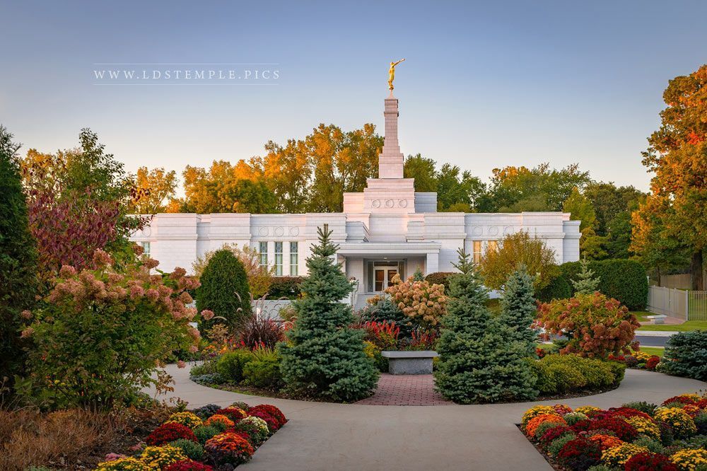 Regional map for the St. Paul Minnesota Temple