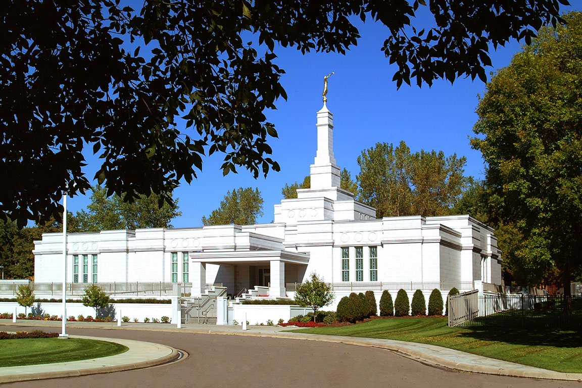 Regional map for the St. Paul Minnesota Temple