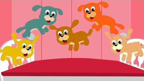 Nursery Rhymes By Kids Baby Club - Five little Puppies - Nursery Rhyme