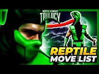 REPTILE MOVE LIST - Mortal Kombat Trilogy (MKT)