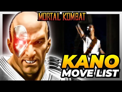 UMK3 / MK3 - Kano Move List 