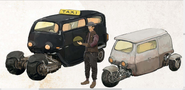 Although these vehicles are used in the traction era, they have no mention of their Ancient counterpart - the cars that used to go around static cities.