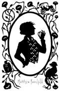 Silhouette from collector's first editions of Chain of Iron