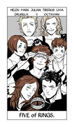 Blackthorn family tarot card