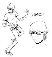 Simon character design