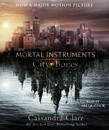 City of Bones movie tie-in audiobook cover