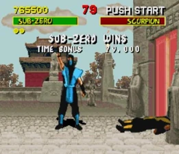 Sub-Zero como Bi-Han em Mortal Kombat.