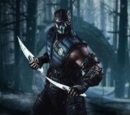 Sub-Zero con sus Kori Daggers en MKX