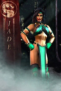 Galáxia Mortal Kombat - Evolução de Jade. Esse traje do MKSM é excelente.  👏