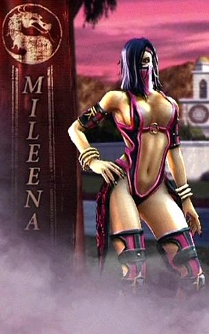 mortal kombat 9 mileena traje de pozo de carne caliente