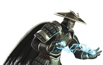 Raiden Deus ancião e os ataques de Shinnok