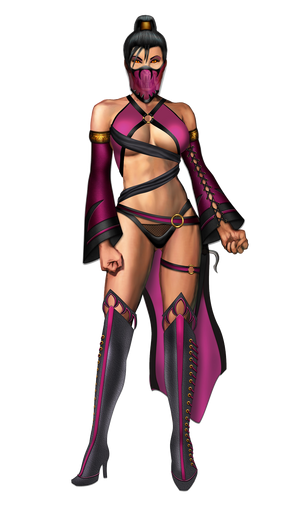 mortal kombat 9 mileena traje de pozo de carne caliente