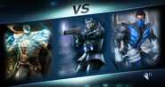 Raiden, Captain Cold & Sub-Zero Injustice 2