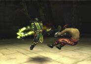 Mortal kombat shaolin monks liu kang vs reptile