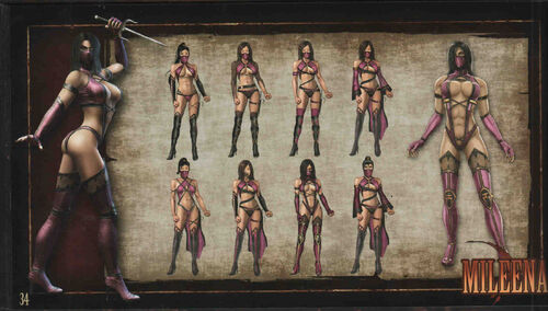 disfraz alternativo de mortal kombat 9 mileena