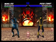Scorpion vs. Sub Zero em N64