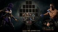 Apresentação de Johnny Cage.
