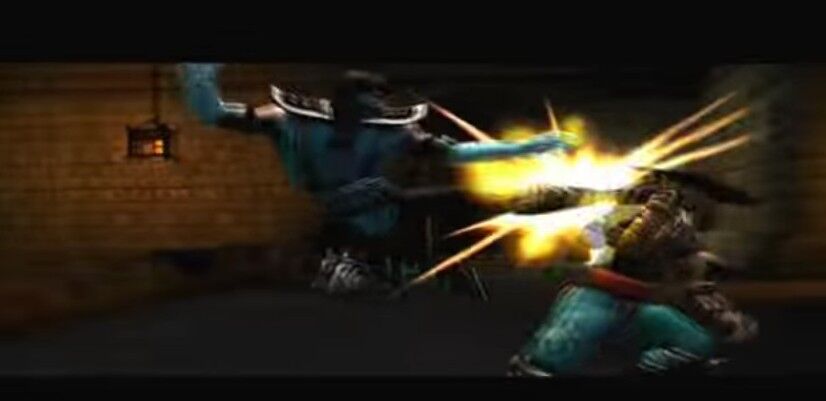 Mortal Kombat Shaolin Monks  Kung Lao's Unfriendly Rabbit Fatality 