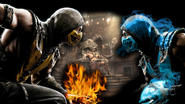 Mortal kombat x wallpaper scorpion vs sub zero by preslice-d7l48ep