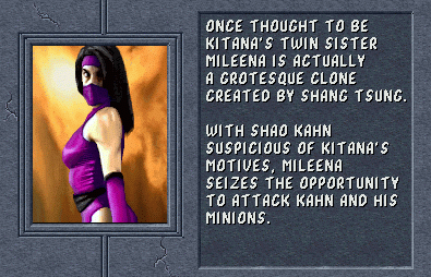 Mortal Kombat II - Mileena fatality 2 on Make a GIF