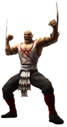 Baraka As He Appears in Mortal Kombat:Shaolin Monks