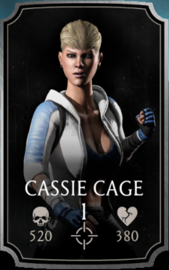 Cassie Cagestandard Mortal Kombat Mobile Wikia Fandom 9455