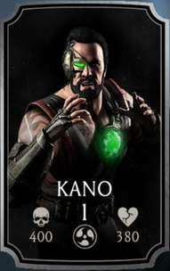 Mortal Kombat X Mobile Fan Community - Profile: Kano First