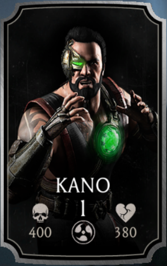 Kano/Klassic, Mortal Kombat Mobile Wikia