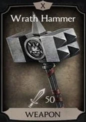 Close-Up of the maxed Wrath Hammer!