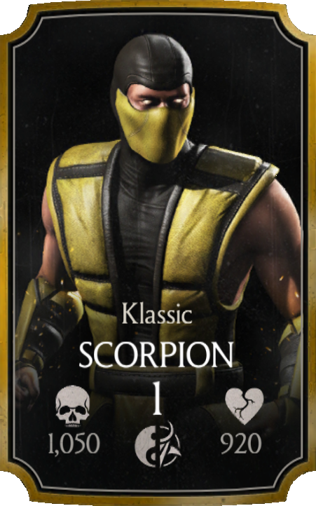 mortal kombat x klassic scorpion