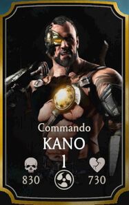 Kano/Black Dragon, Mortal Kombat Mobile Wikia