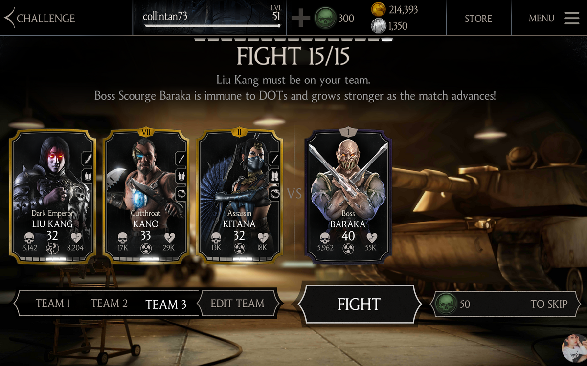 Mortal Kombat 1 on X: Sharpen your blades! The Scourge Baraka challenge  has begun in Mortal Kombat X Mobile!  / X