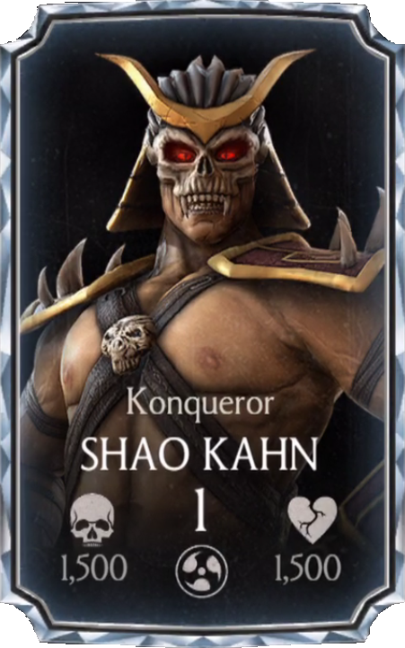 Shao Kahn (Konqueror), Mortal Kombat Mobile Wiki