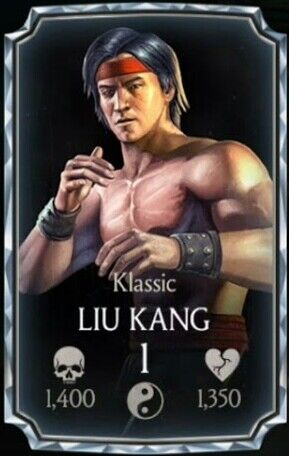 Liu Kang Klassic Mortal Kombat Mobile Wikia Fandom