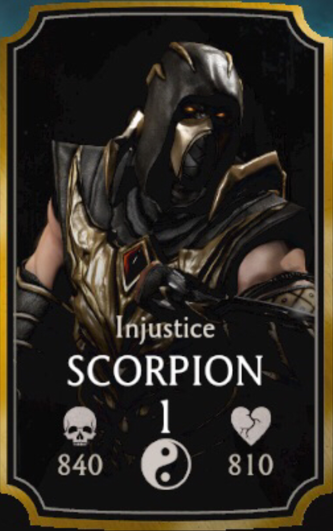 injustice mkx scorpion