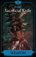 Sacrificial Knife FX