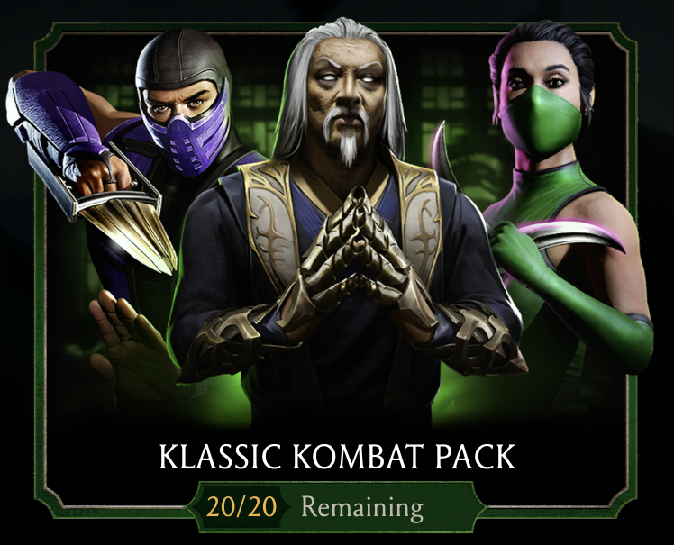 Shang Tsung - Klassic, Gold Outworld Non Challenge Klassic character -  MKmobileInfo