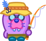 Cleetus the Seal with a Reel