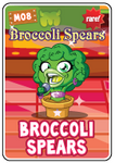 Collector card s3 broccoli spears