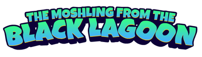 The moshling from the black lagoon logo
